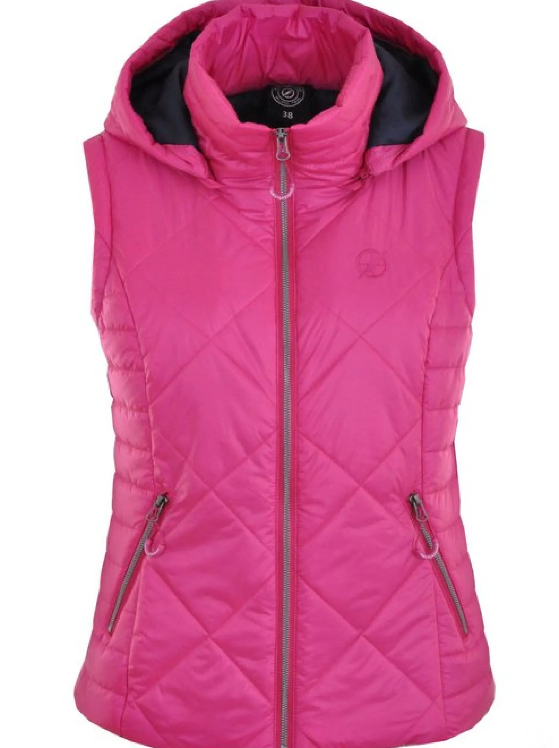 Navigazione Damen Steppweste in rosa