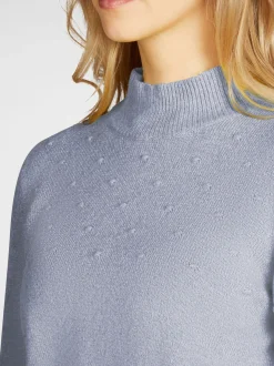 Navigazione Damen Strickpullover in hellblau