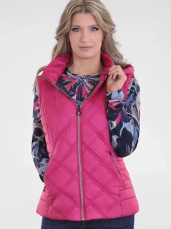 Navigazione Damen Weste in pink