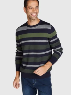 Navigazione Herren Pullover in grün - Ärmel: langarm