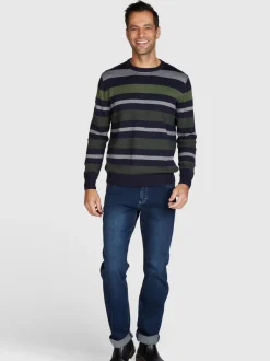 Navigazione Herren Pullover in grün - Ärmel: langarm