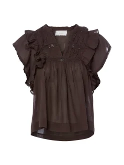 Neo Noir Damen Blusentop - Jayla in schoko