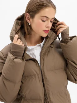 Neo Noir Damen Puffer-Jacke - Fox in taupe
