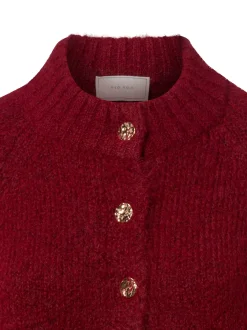 Neo Noir Damen Strickjacke - Benuta Fluffy in bordeaux