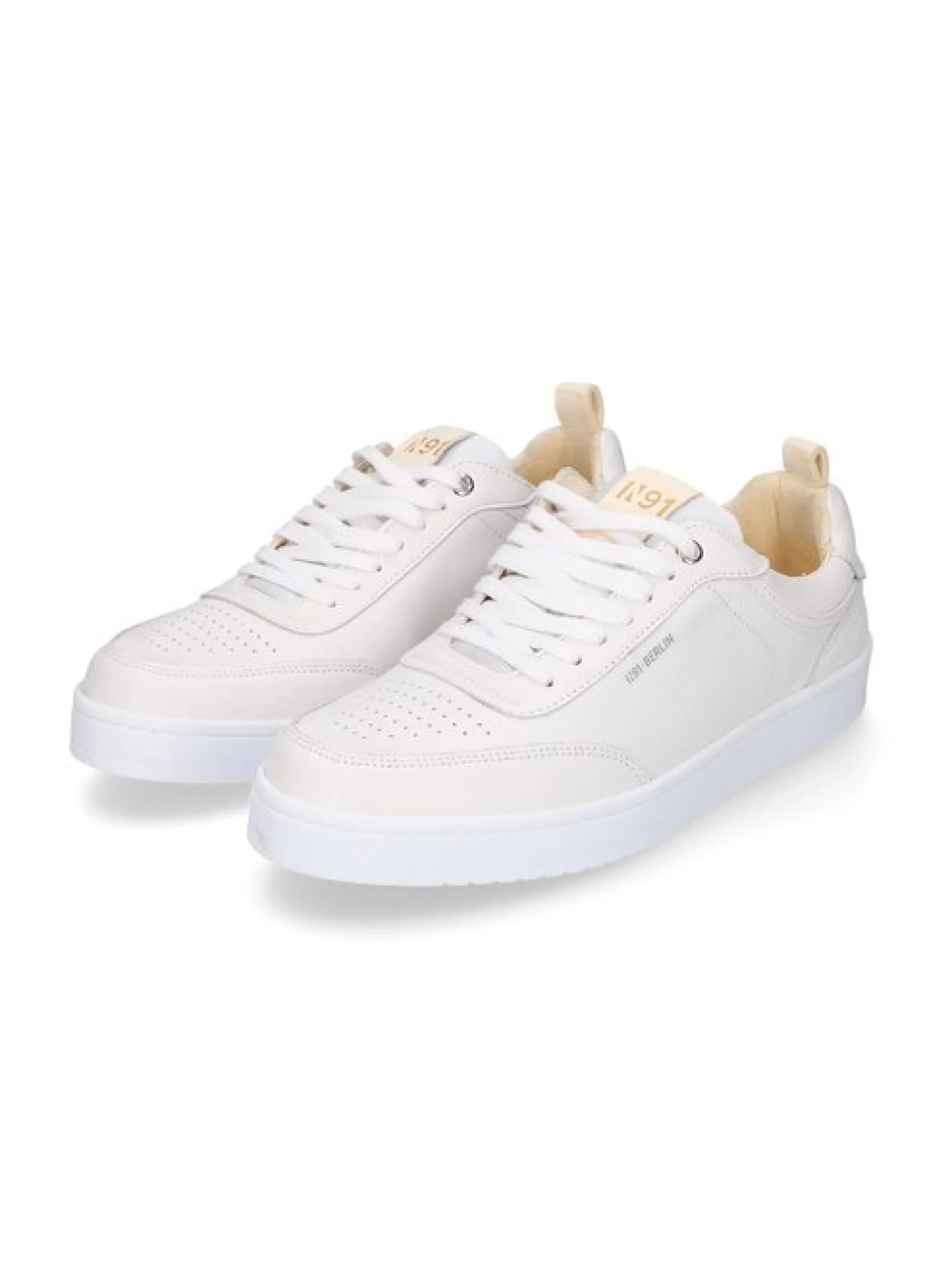 N91 Herren, Damen,Herren Sneaker – Court M AB in weiß