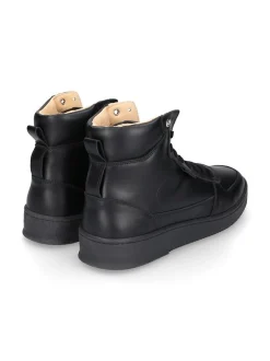 N91 Herren Sneaker – Bball Hi M AB in schwarz