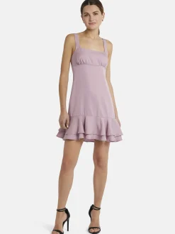 Nicowa Damen Minikleid - LONIWA in rosa - Länge: kurz