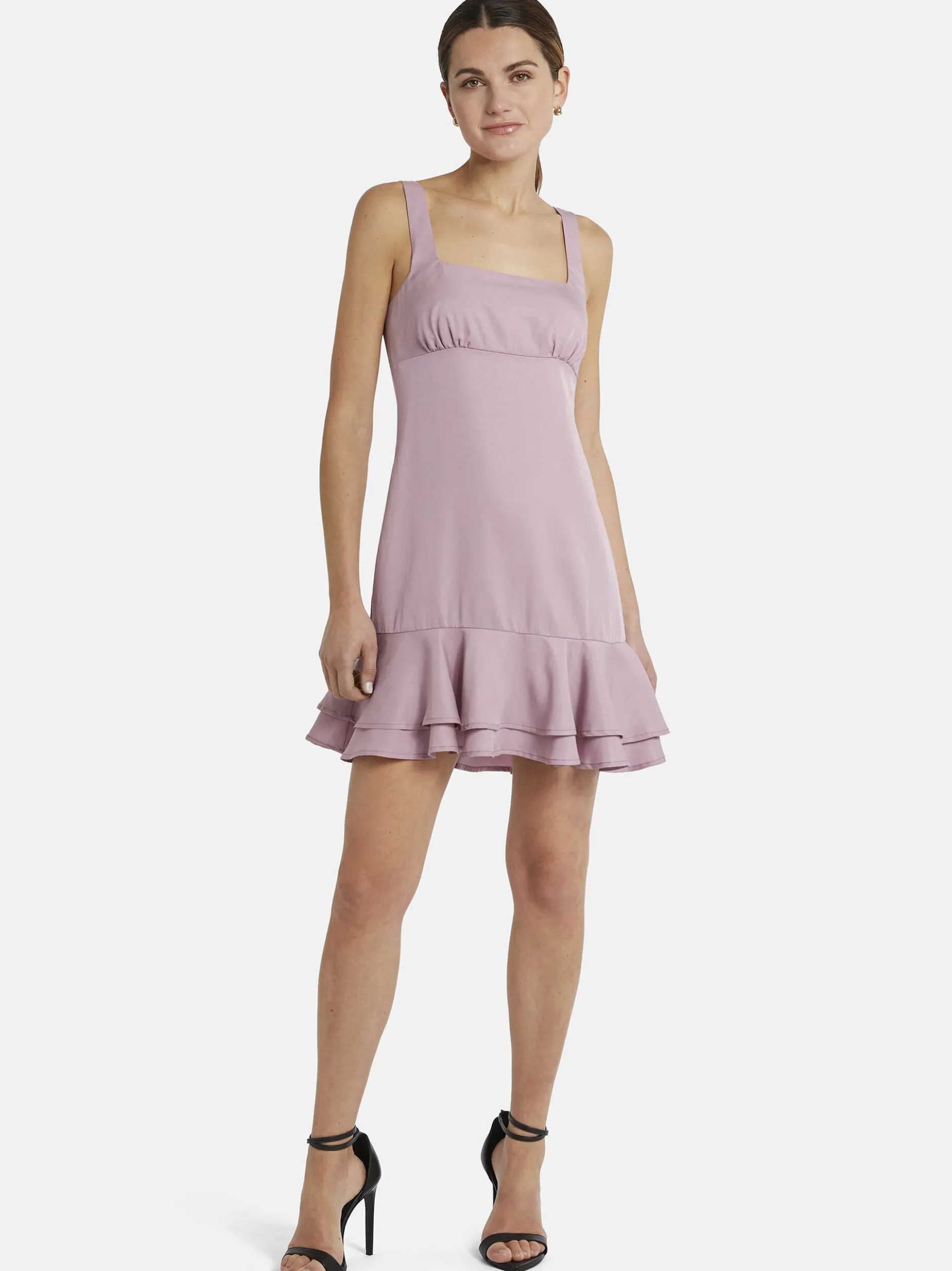 Nicowa Damen Minikleid - LONIWA in rosa - Länge: kurz