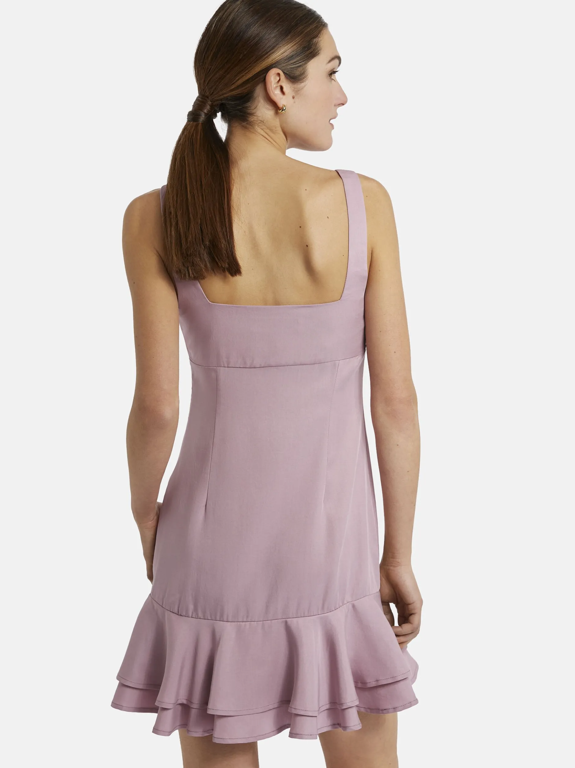 Nicowa Damen Minikleid - LONIWA in rosa - Länge: kurz