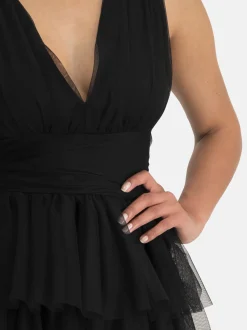 Nicowa Damen Tüllkleid - STELLOWA in schwarz