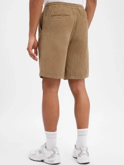 Nils Sundström Herren Cordshorts in melange