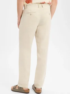 Nils Sundström Herren Leinenhose - N-Scott in sand