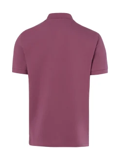 Nils Sundström Herren Poloshirt in lila - Ärmel: kurzarm
