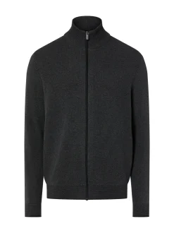 Nils Sundström Herren Strickjacke in schwarz grau