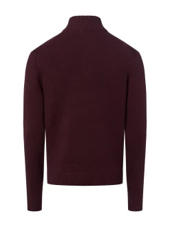 Nils Sundström Herren Strickpullover in bordeaux