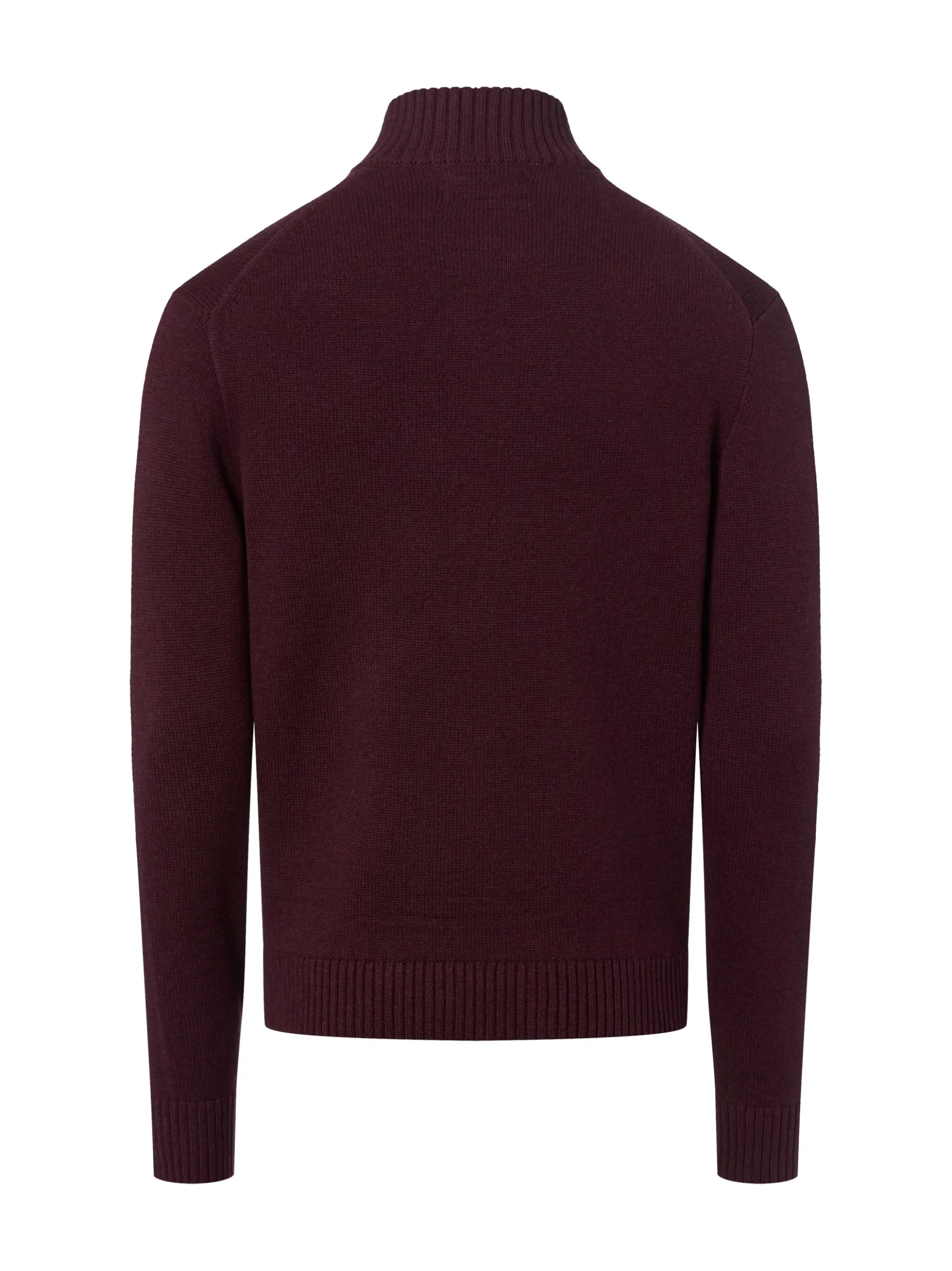 Nils Sundström Herren Strickpullover in bordeaux