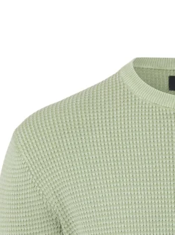 Nils Sundström Herren Strickpullover in lind