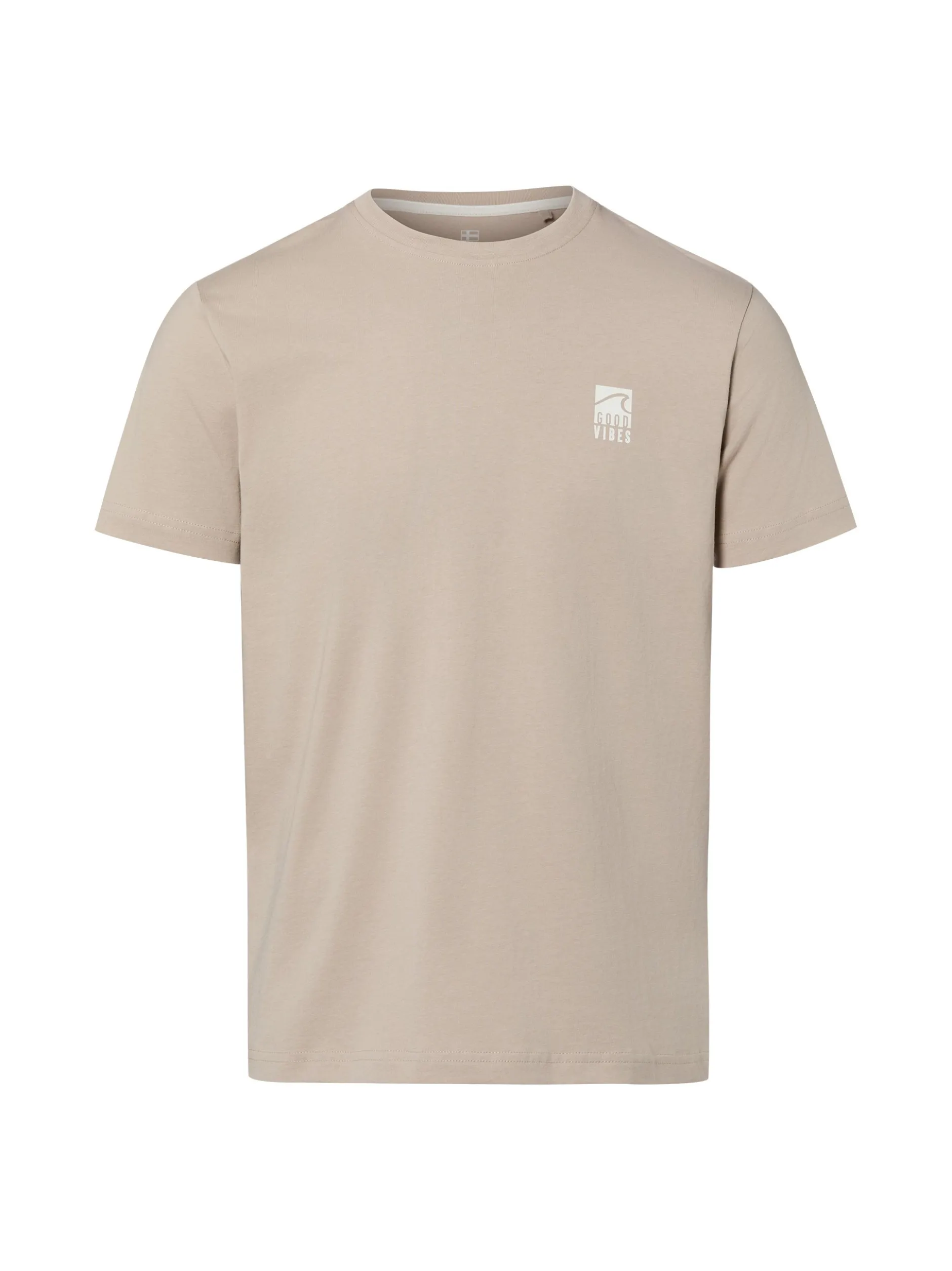 Nils Sundström Herren T-Shirt in kitt - Ärmel: kurzarm