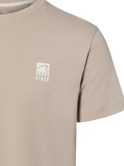 Nils Sundström Herren T-Shirt in kitt - Ärmel: kurzarm