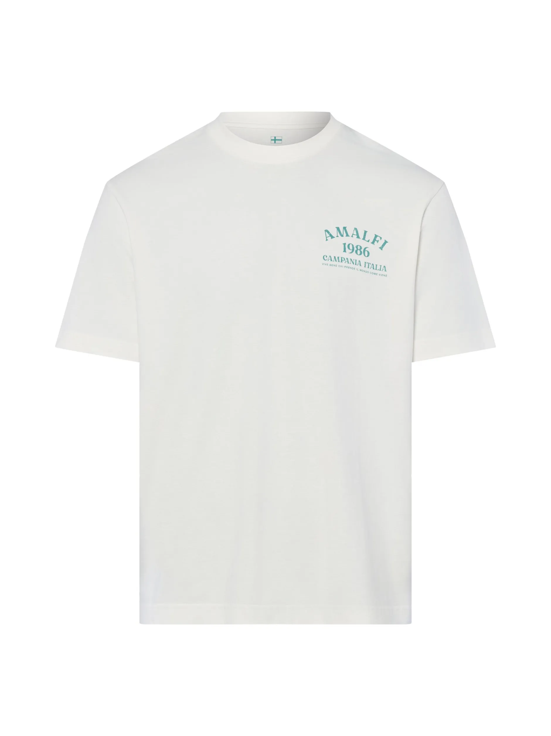 Nils Sundström Herren T-Shirt in blau weiß