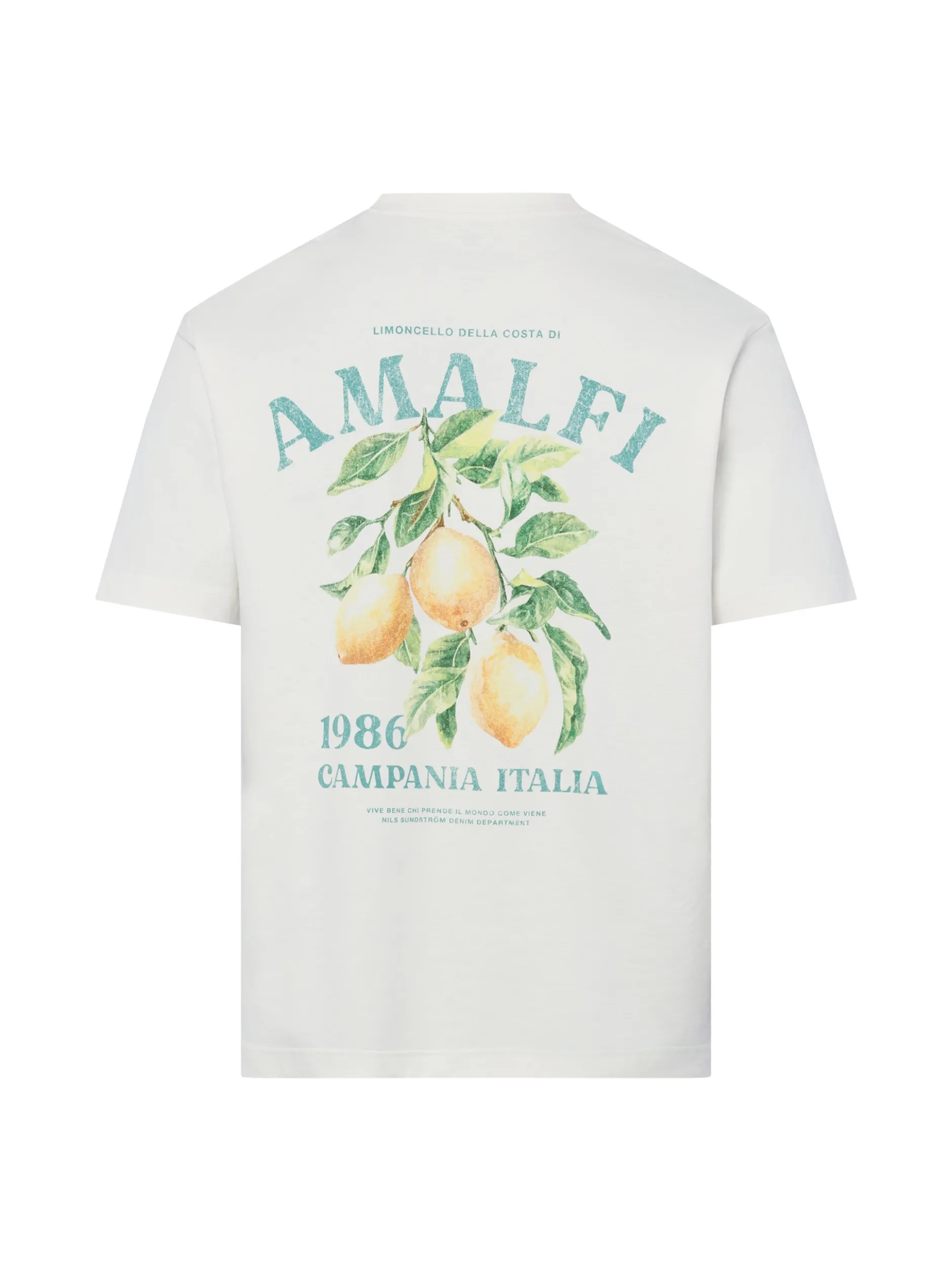 Nils Sundström Herren T-Shirt in blau weiß