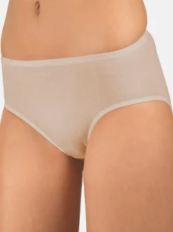 Nina von C. Damen Hüftslip - 5er Pack Daily in beige