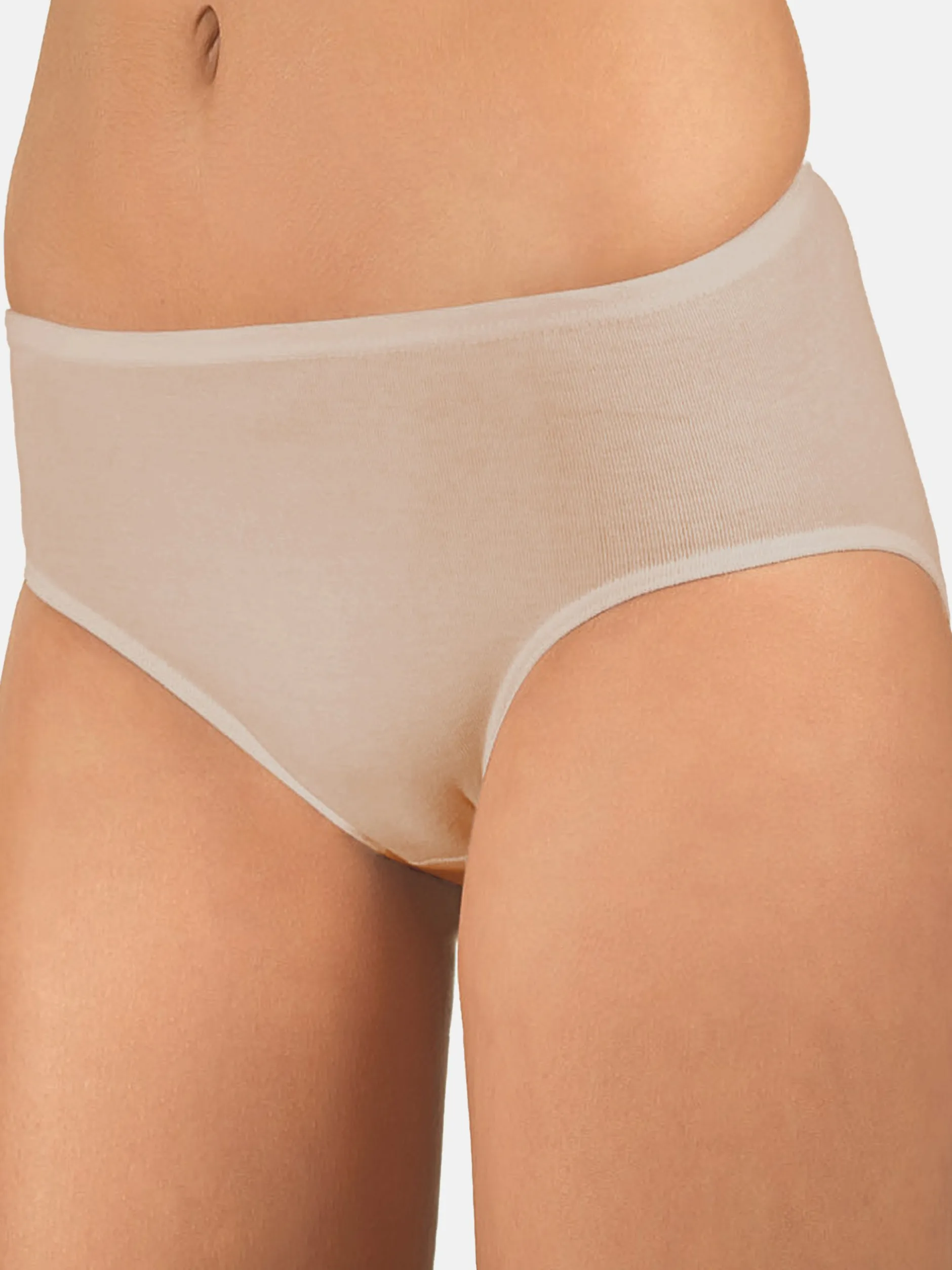 Nina von C. Damen Hüftslip - 5er Pack Daily in beige