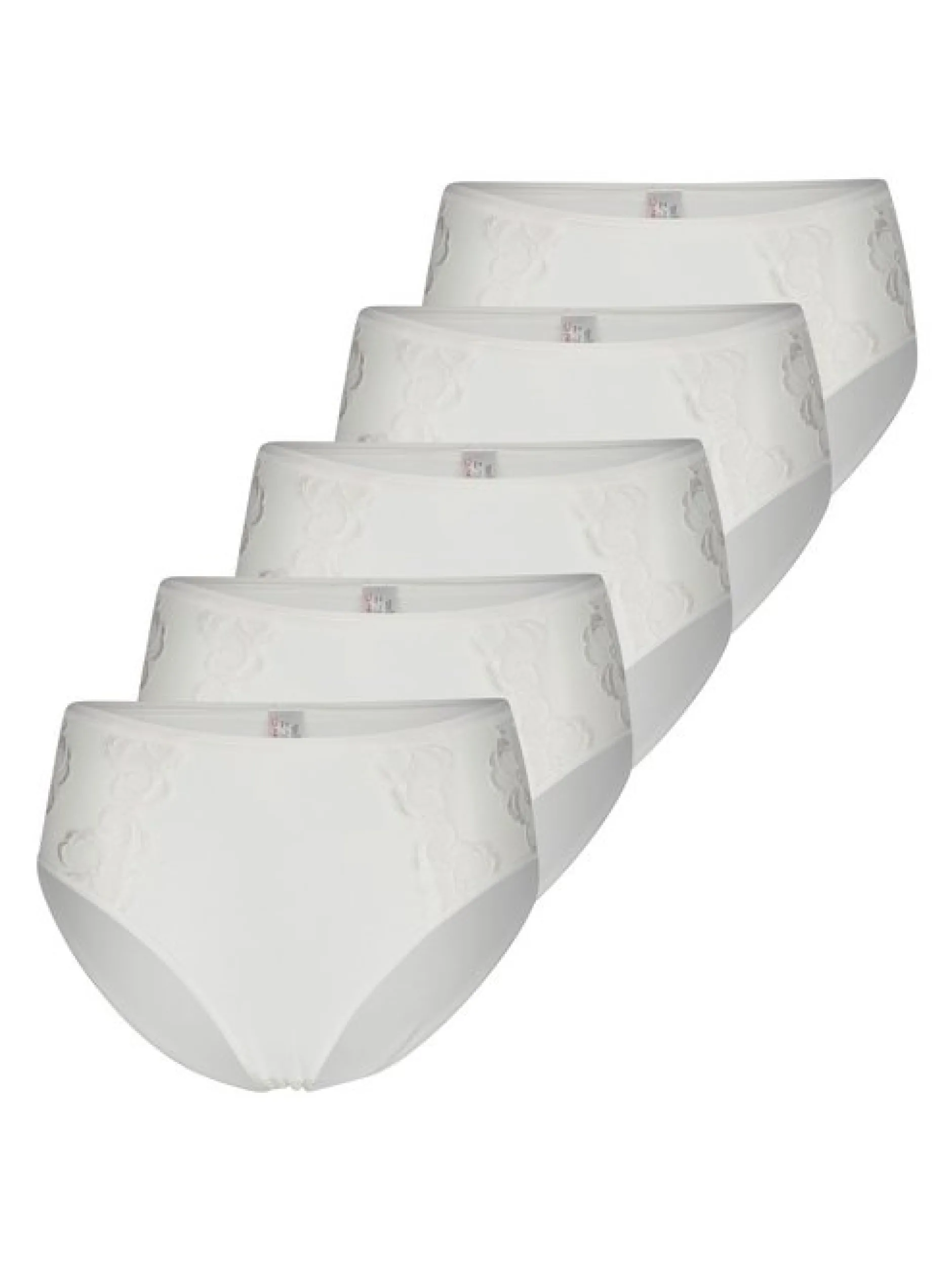 Nina von C. Damen Hüftslip - 5er Pack Basic in beige