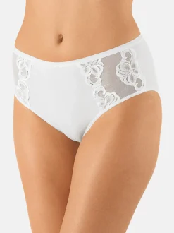 Nina von C. Damen Hüftslip - 5er Pack Basic in weiß