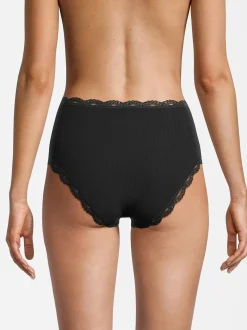 Nina von C. Damen Hüftslip - 3er Pack Body & Soul in schwarz