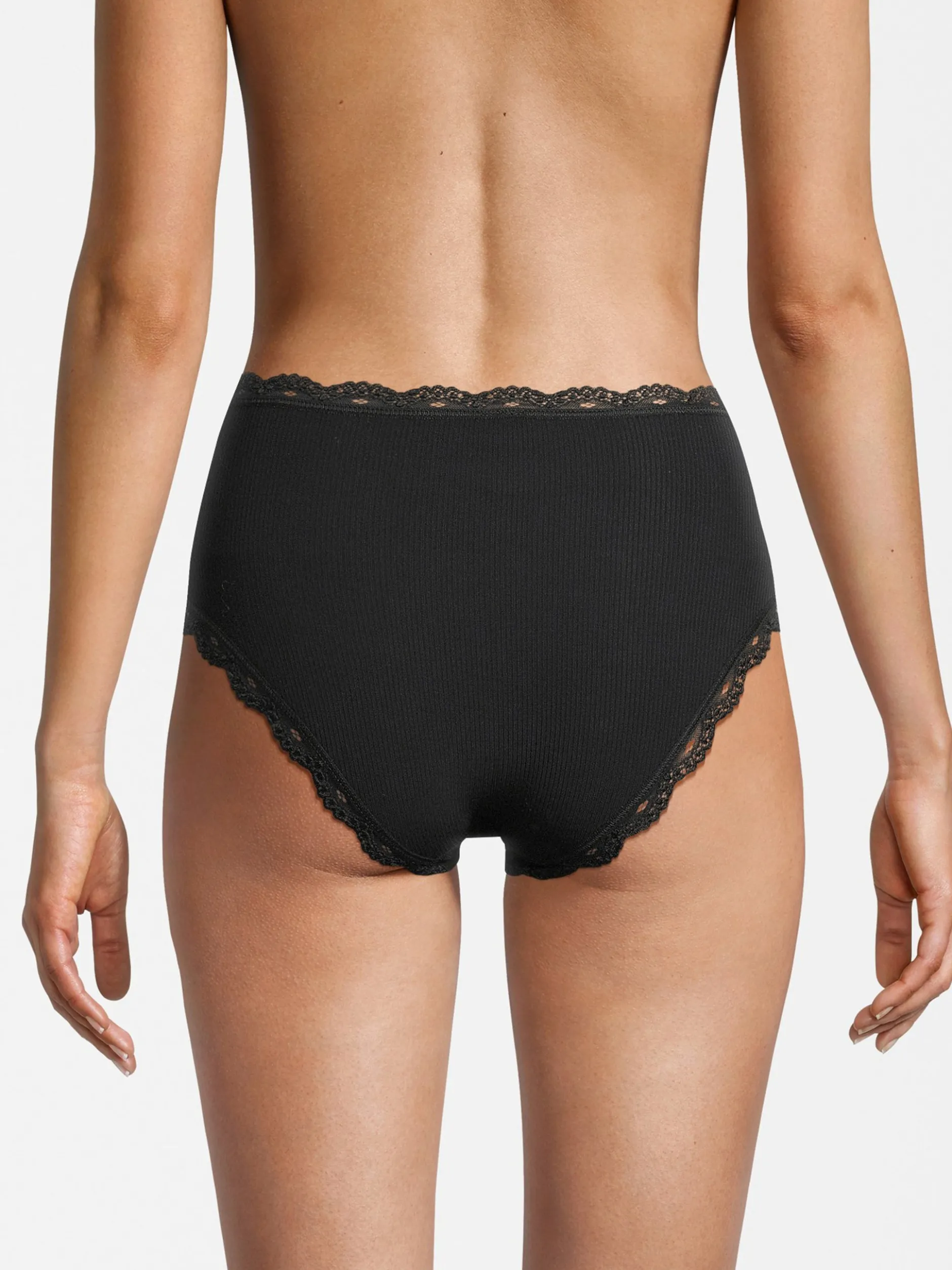 Nina von C. Damen Hüftslip - 3er Pack Body & Soul in schwarz