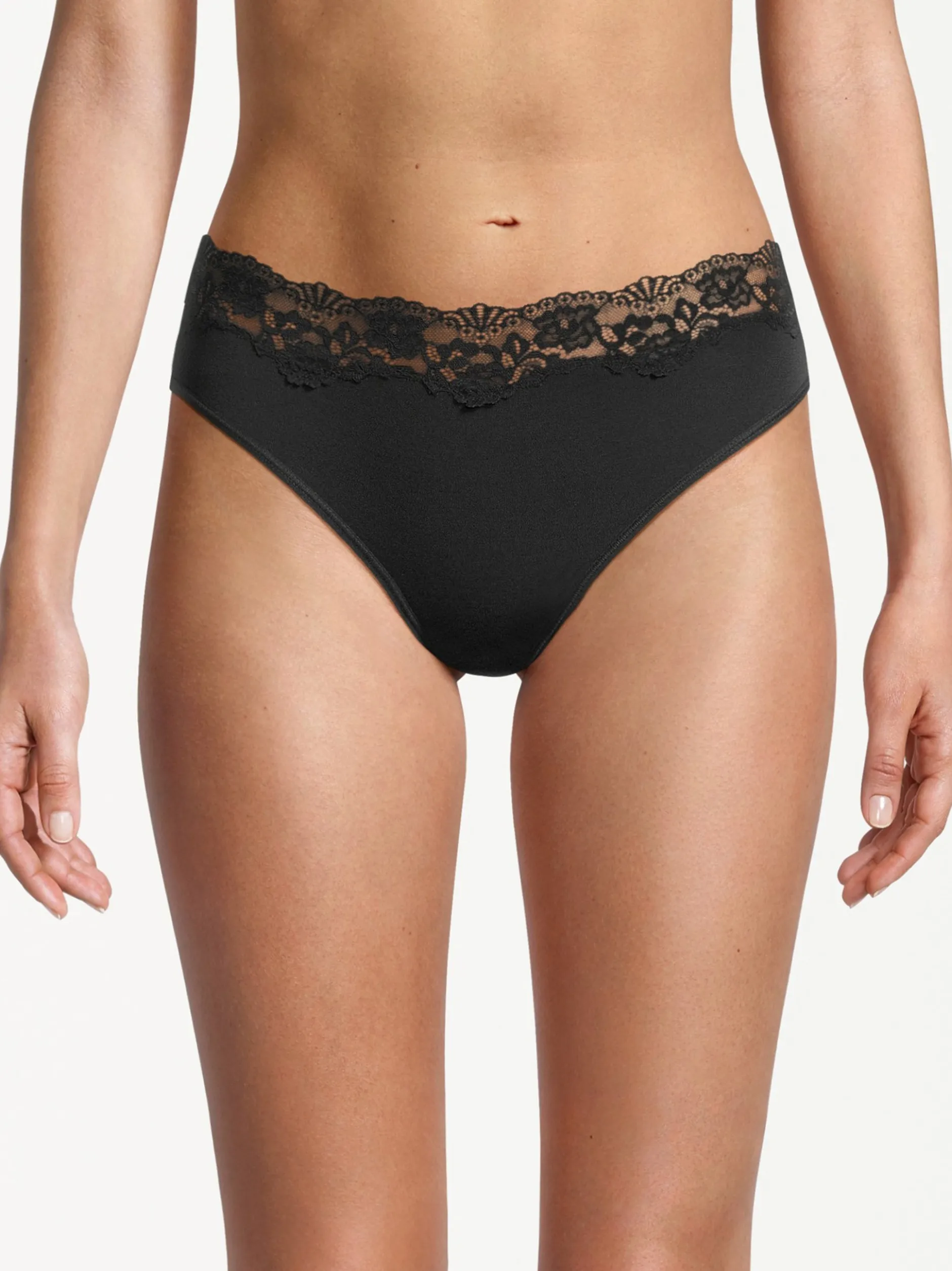 Nina von C. Damen Jazz Pants - 3er Pack Romance in schwarz