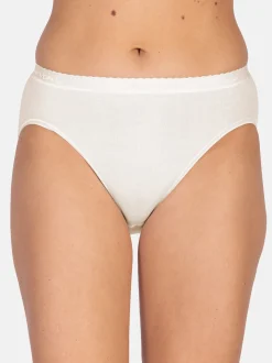 Nina von C. Damen Midi Slip - 5er Pack Basic in beige