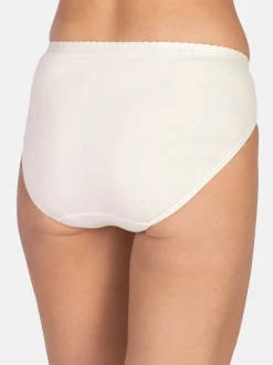 Nina von C. Damen Midi Slip - 5er Pack Basic in beige