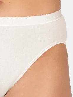 Nina von C. Damen Midi Slip - 5er Pack Basic in beige
