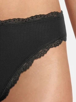 Nina von C. Damen Mini Slip - 3er Pack Body & Soul in schwarz