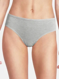 Nina von C. Damen Mini Slip - 4er Pack Light & Easy in grau