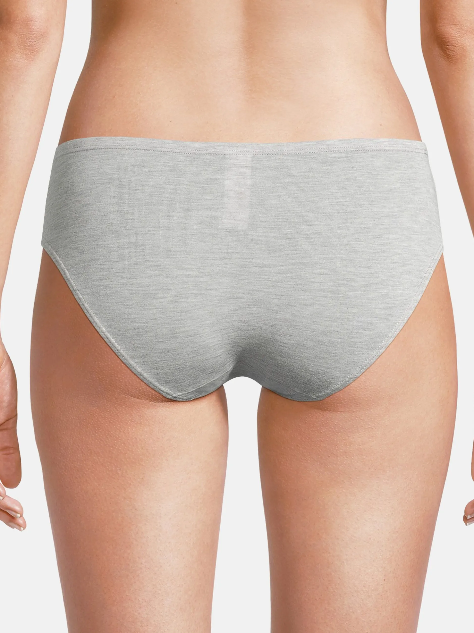 Nina von C. Damen Mini Slip - 4er Pack Light & Easy in grau