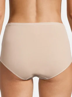 Nina von C. Damen Taillen Slip - 3er Pack Basic in beige