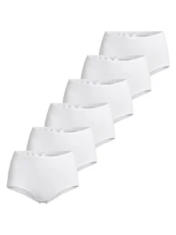 Nina von C. Damen Taillen Slip - 6er Pack Slipboutique in weiß