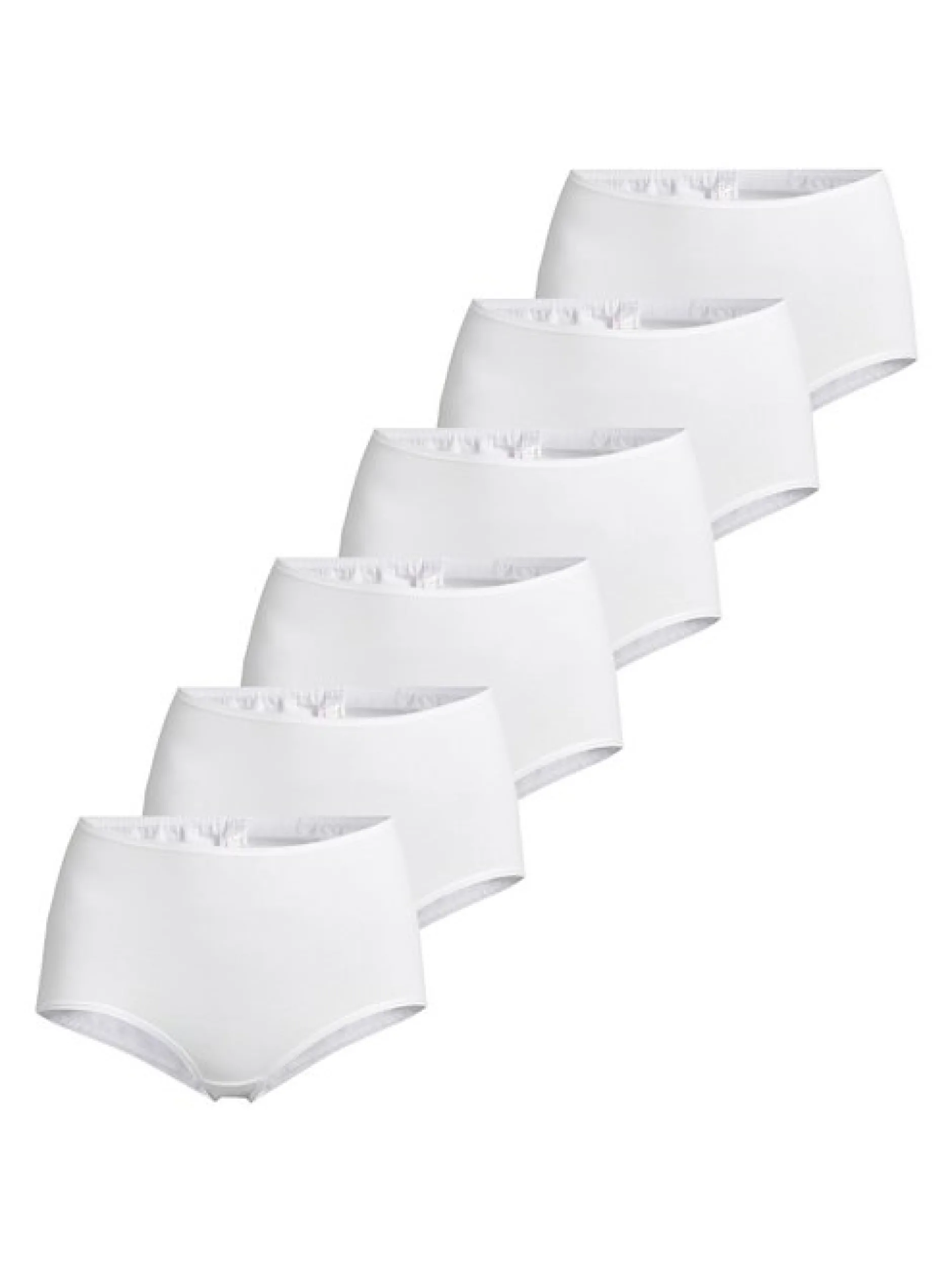 Nina von C. Damen Taillen Slip - 6er Pack Slipboutique in weiß