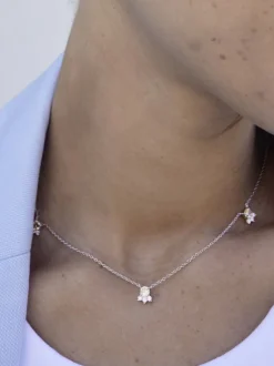 NOELANI Damen Kette mit Anhänger in silber