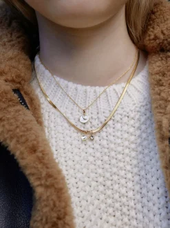 NOELANI Damen Kette mit Anhänger in gold
