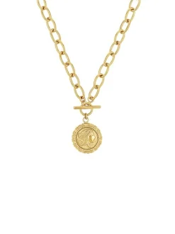 NOELANI Damen Kette mit Anhänger in gold