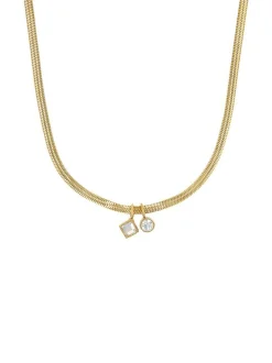 NOELANI Damen Kette mit Anhänger in gold