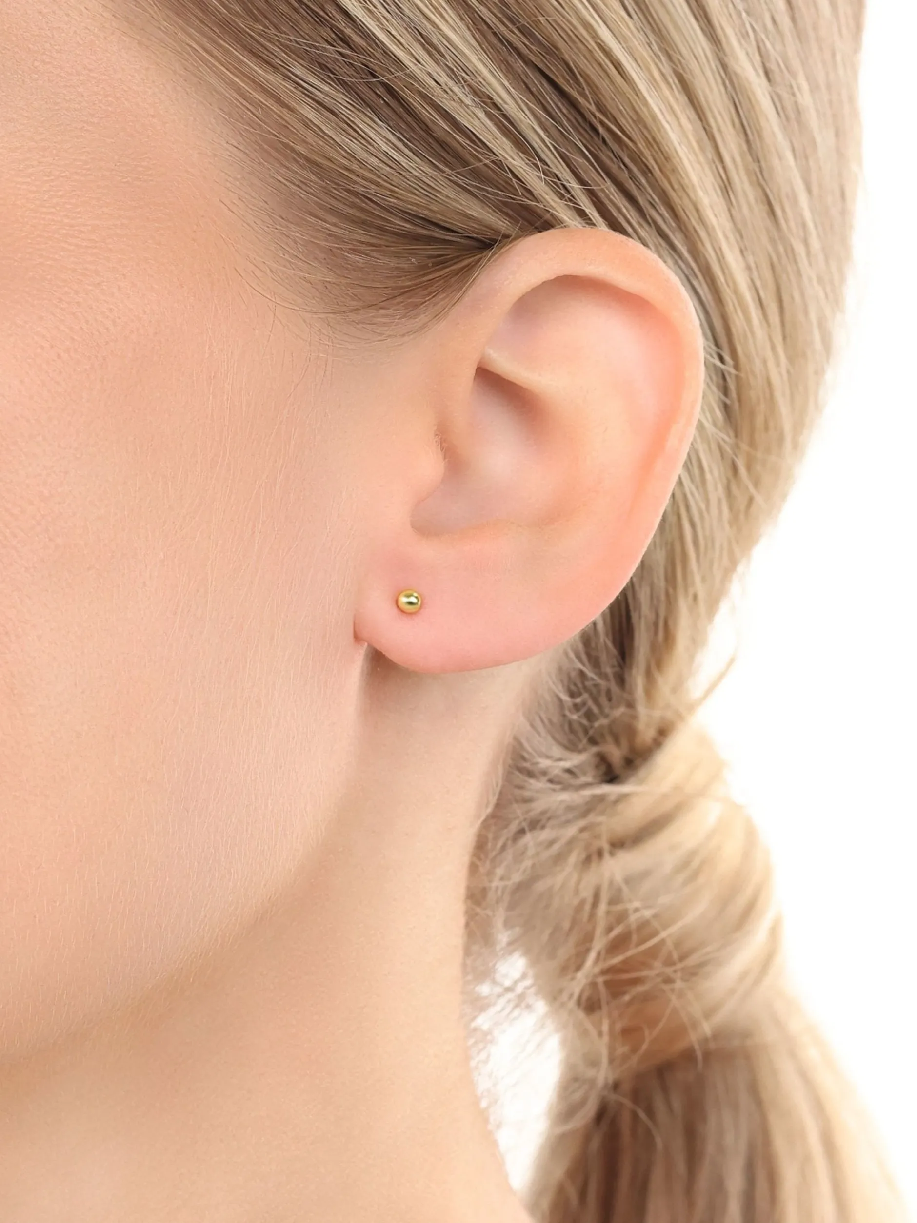 NOELANI Damen Ohrstecker in gold