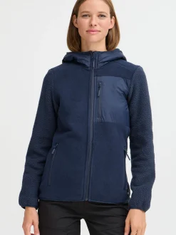 North Bend Damen Fleecejacke - NBMattea in marine
