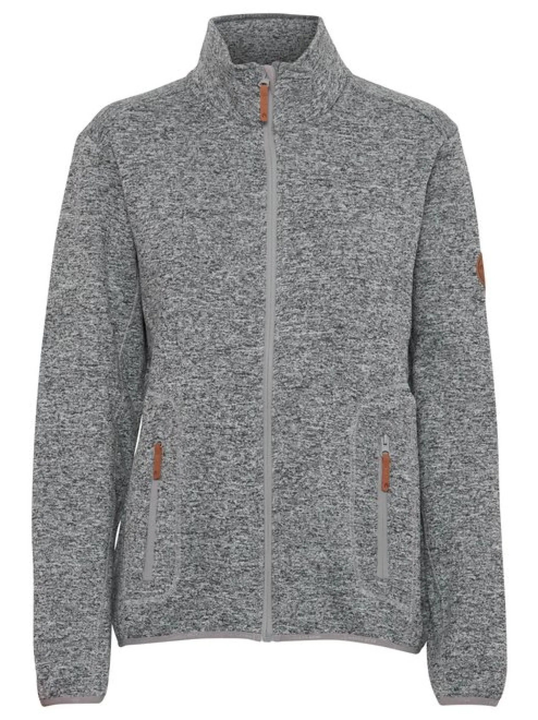 North Bend Damen Fleecejacke - NBSamana in hellgrau