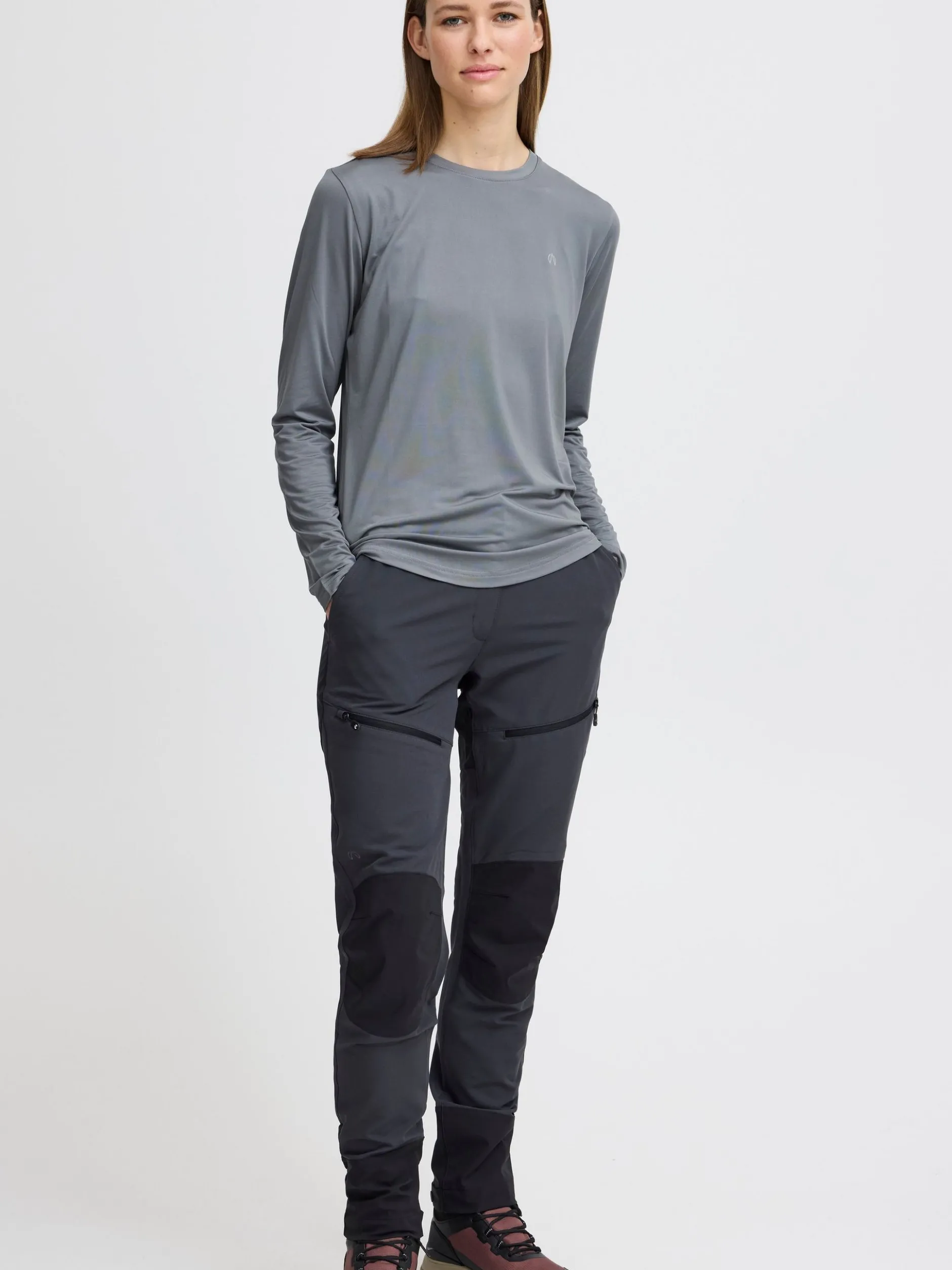 North Bend Damen Longsleeve - NBTergola W in grau