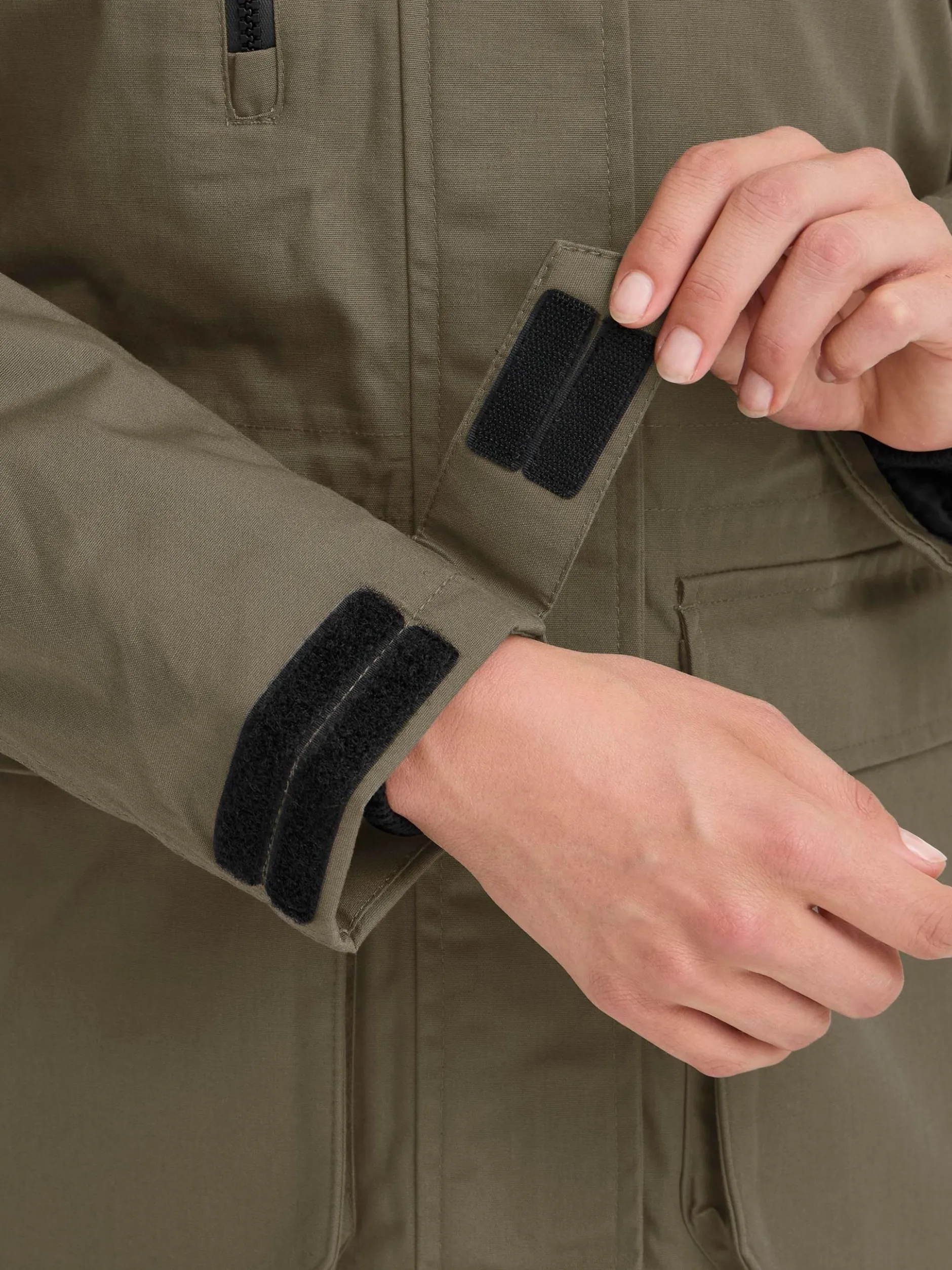 North Bend Damen Outdoorjacke - NBWanda in schlamm